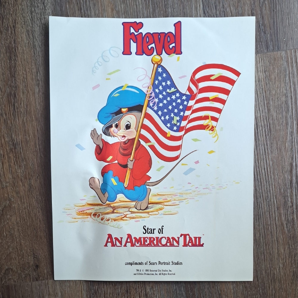 Fievel An American Tail Promotional Poster